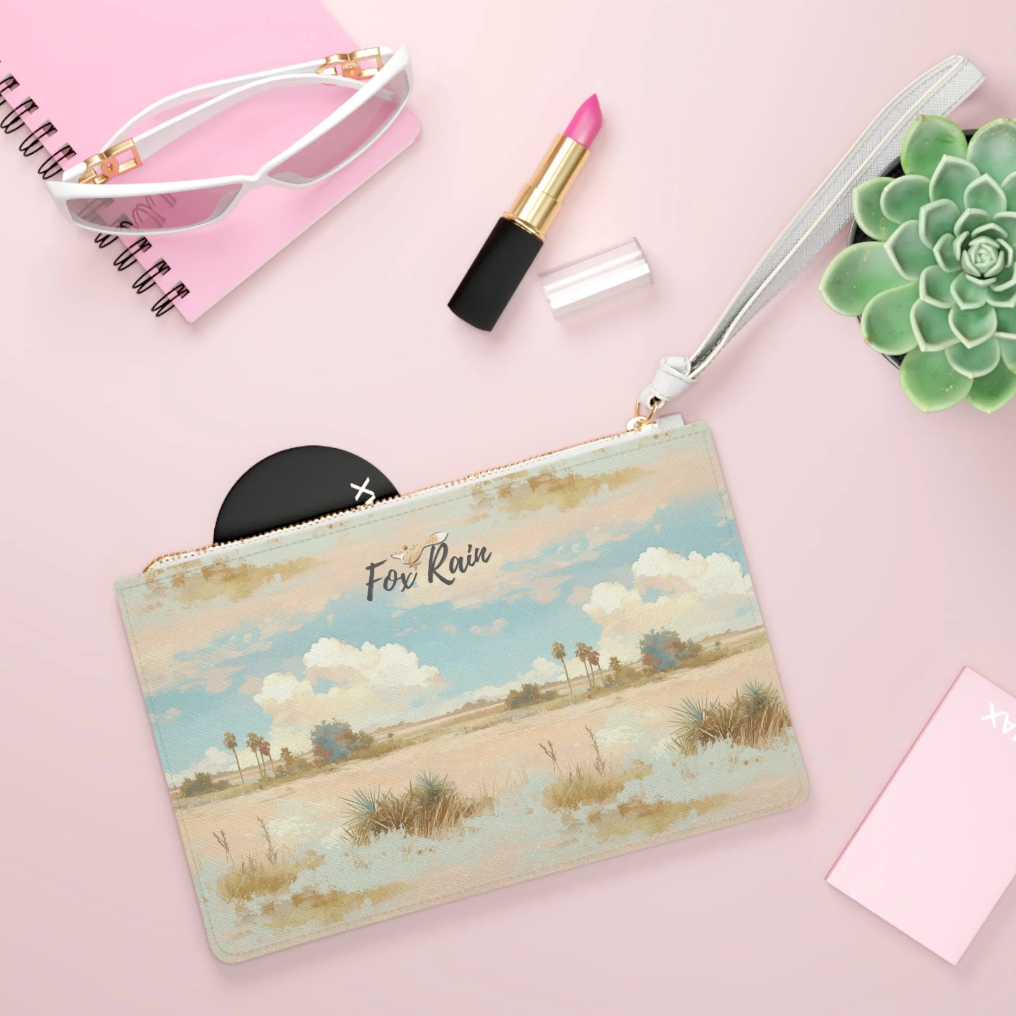 Pastel Ecosystem Clutch Bag