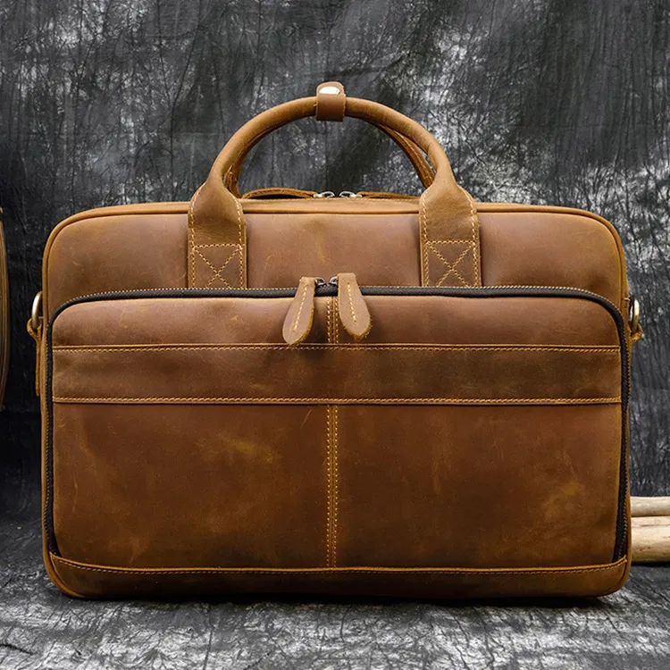Personalized Leather Messenger Bag, Leather Portfolio, Folder Personalized Gift, Leather Briefcase