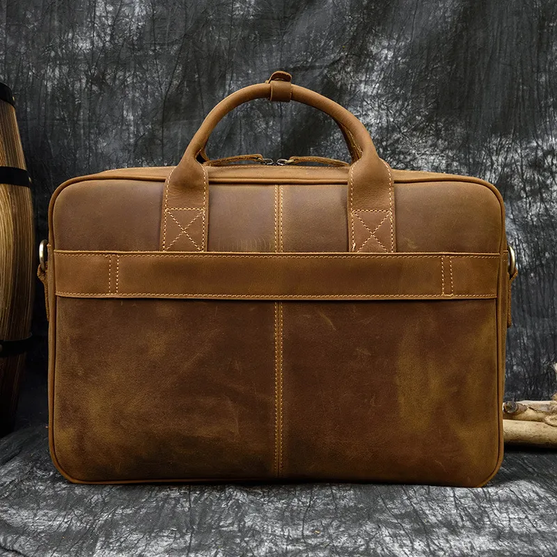 Personalized Leather Messenger Bag, Leather Portfolio, Folder Personalized Gift, Leather Briefcase