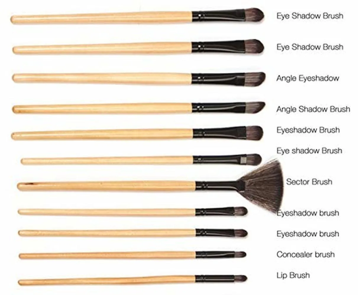 Professional Cosmetic Makeup Brushes Set - Beauty Make Up Face Kit Eyeshadow