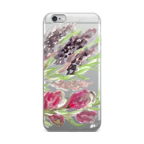Purple Lavender iPhone Case, Floral Print Best iPhone X | XS | XR  Phone Case-Printed in USA/EU
