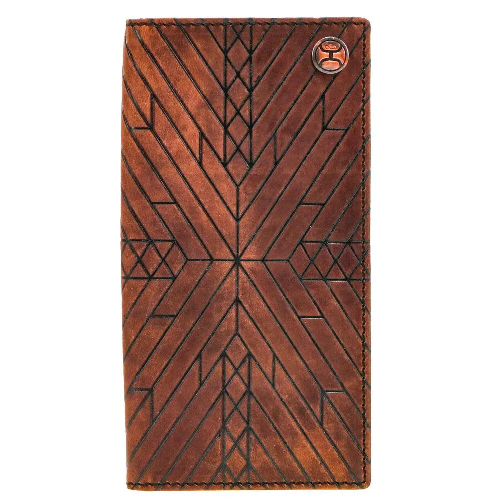 "Austin" Rodeo Hooey Wallet Brown w/Aztec