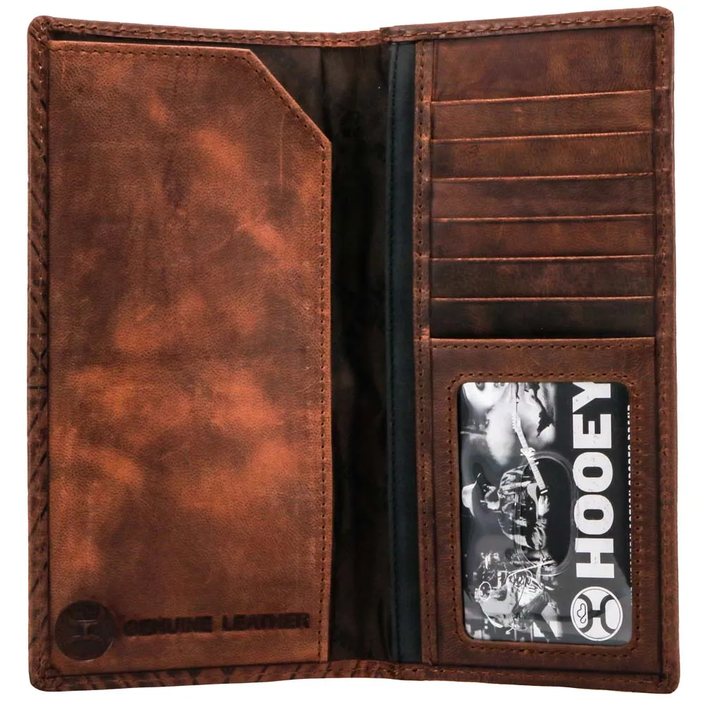 "Austin" Rodeo Hooey Wallet Brown w/Aztec