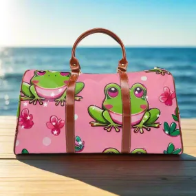 "Frog Love" Waterproof Travel Bag