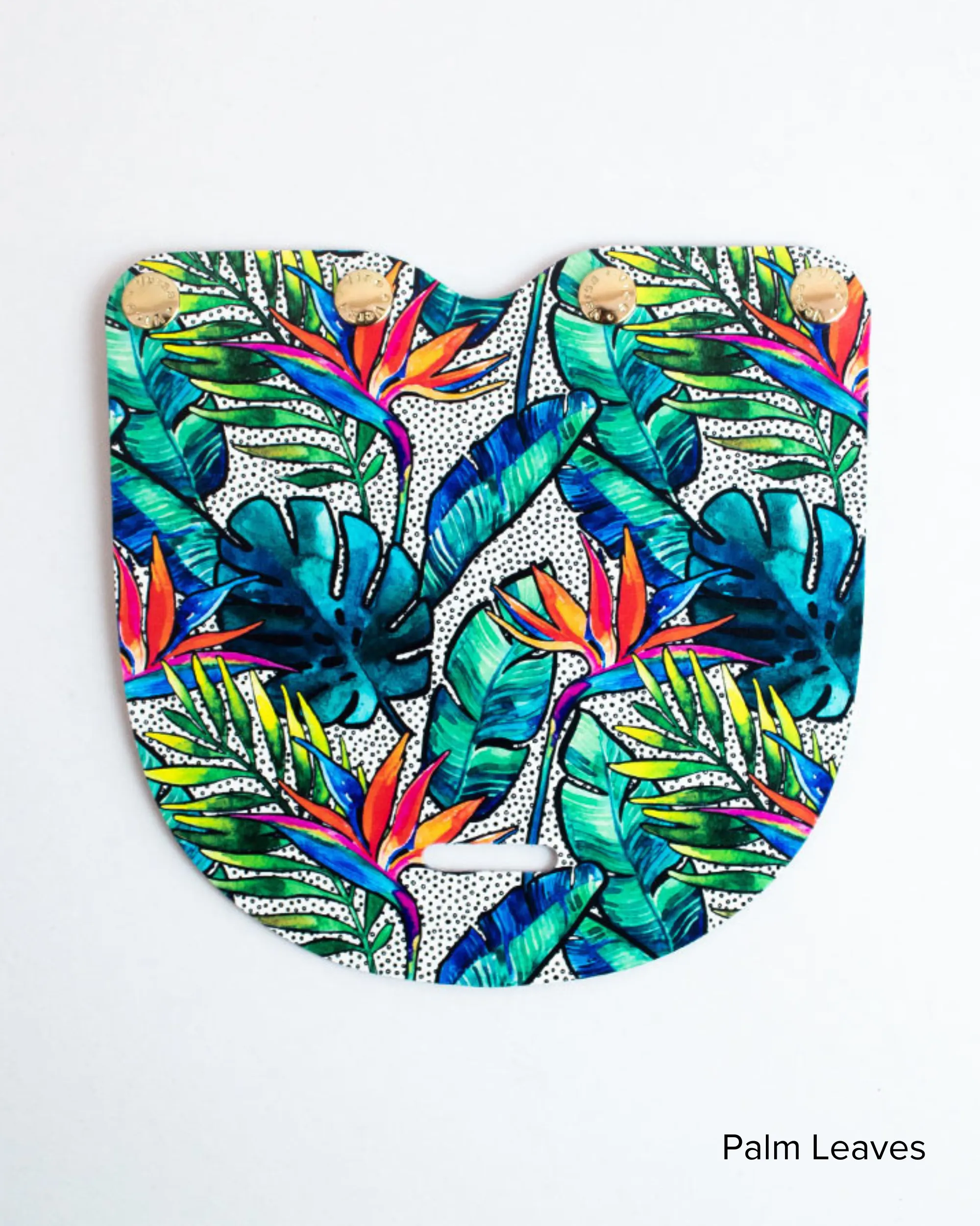 Removable Flap Barrel Bag Set | Palm Leaves