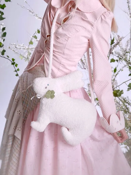 [Rose Island] Lucky Clover And Bunny Shoulder Bag