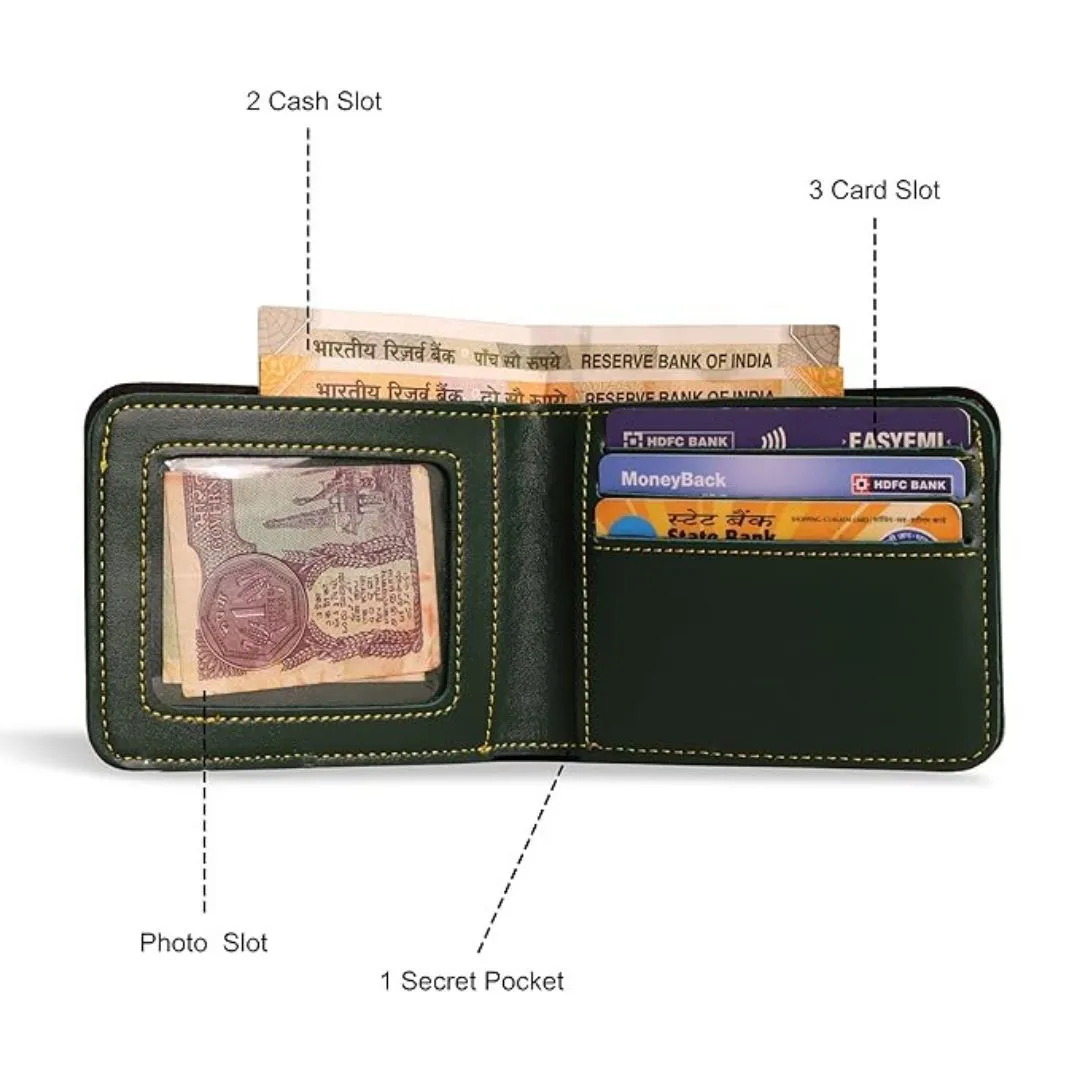 Royal Personalized Couple Wallet Set - Green