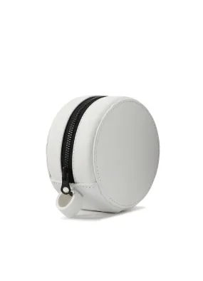 Rubber Touch Leather B Mini Circle Bag