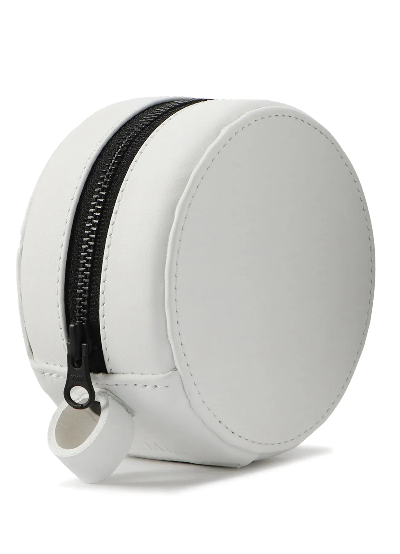 Rubber Touch Leather B Mini Circle Bag