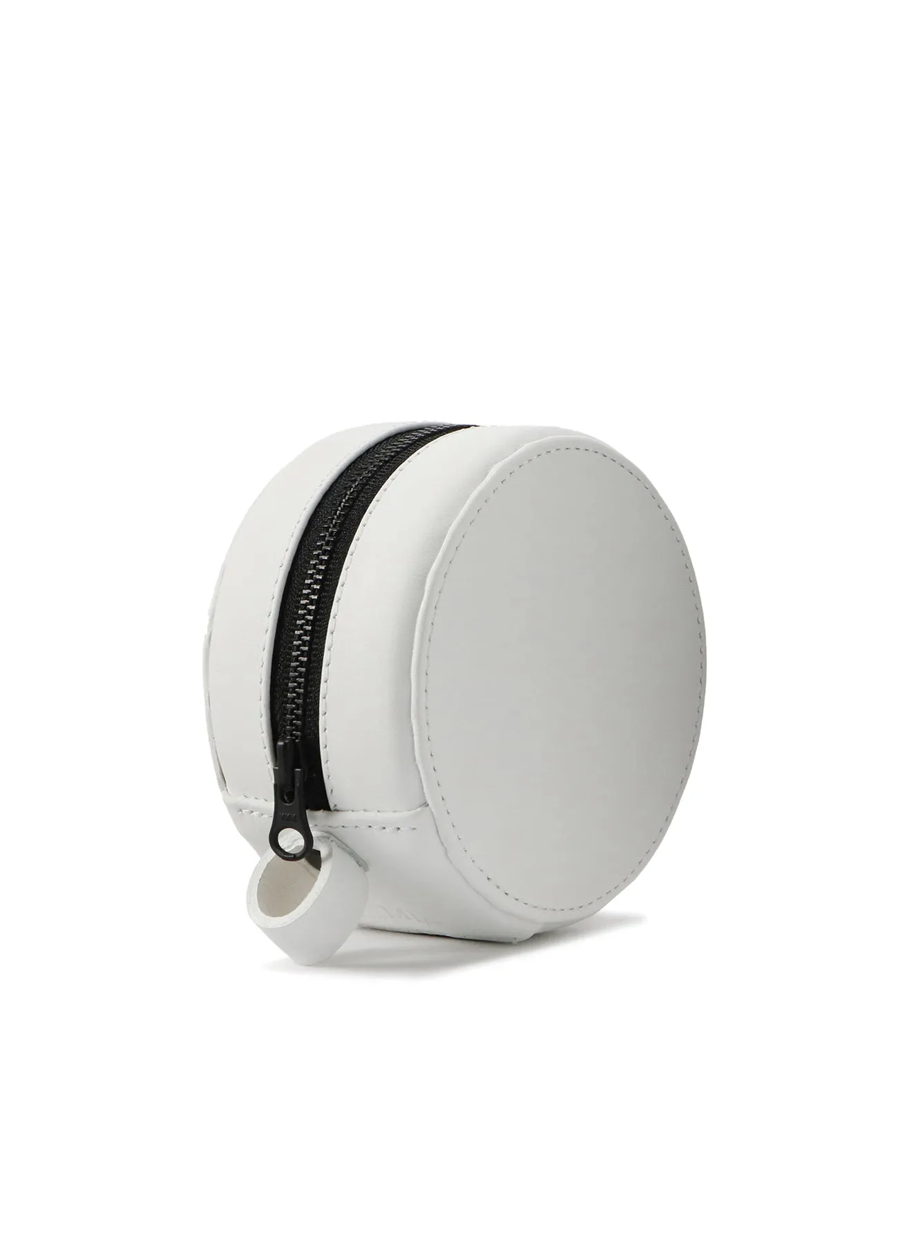 Rubber Touch Leather B Mini Circle Bag