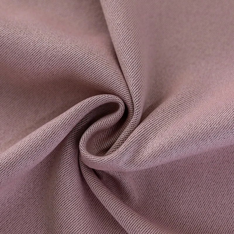 Skylar Faux Linen Minimalist Custom Blackout Curtain