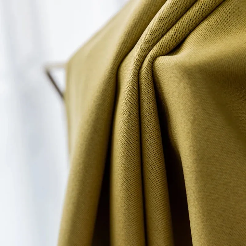 Skylar Faux Linen Minimalist Custom Blackout Curtain