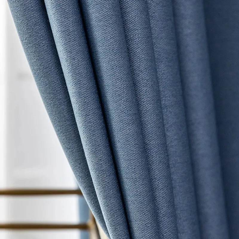 Skylar Faux Linen Minimalist Custom Blackout Curtain