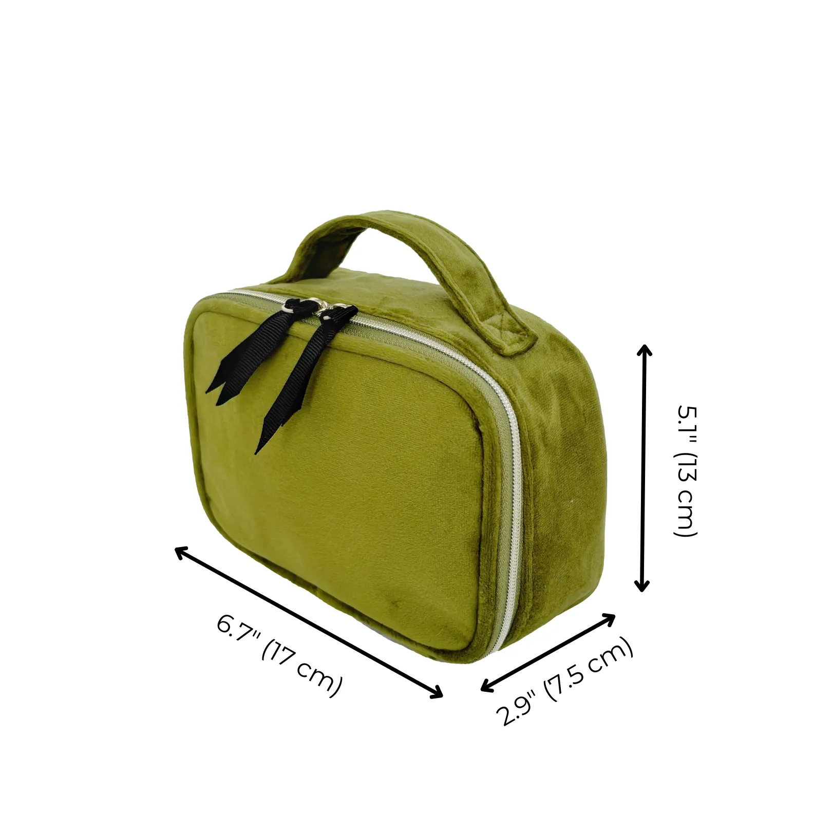 Small Beauty Box, Green Velvet