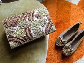Soma - Dull Gold Aloha Clutch Bag 