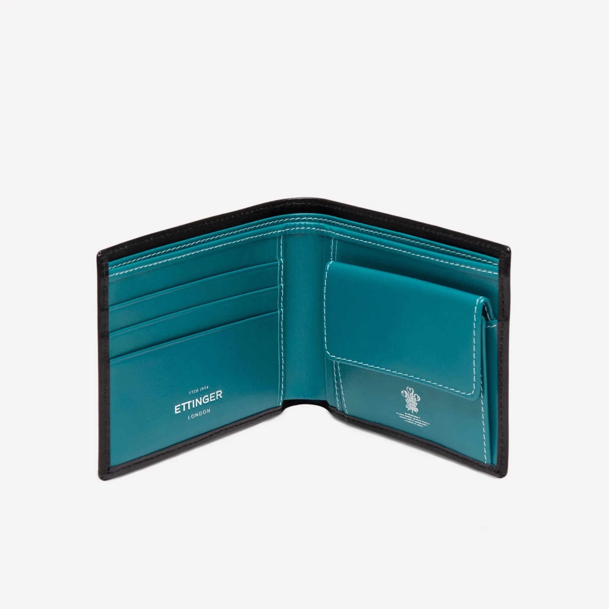 Sterling Billfold Wallet with 3 C/C & Purse