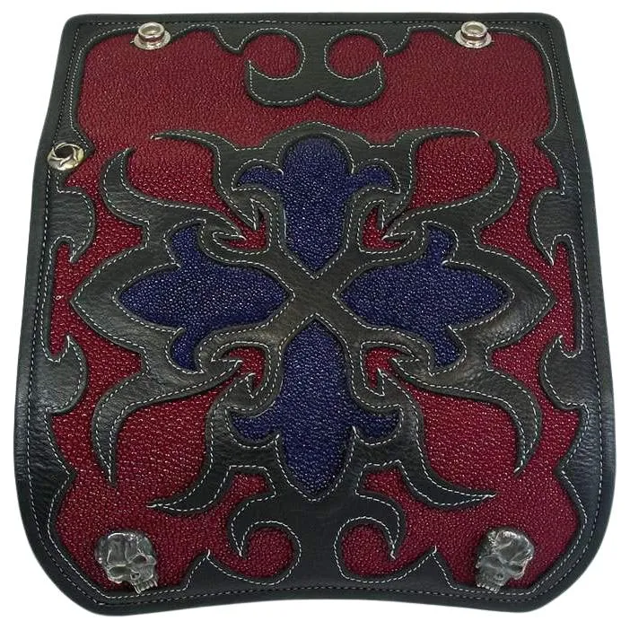 Stingray Leather Tribal Rider Tattoos Chain Wallets