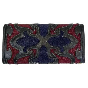 Stingray Leather Tribal Rider Tattoos Chain Wallets