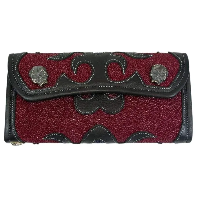 Stingray Leather Tribal Rider Tattoos Chain Wallets