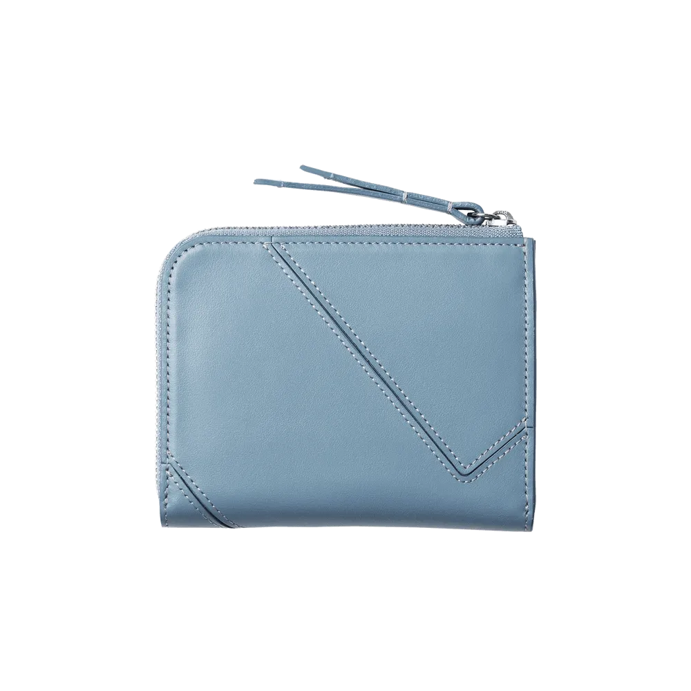 T Logo L Zip Wallet with Keychain