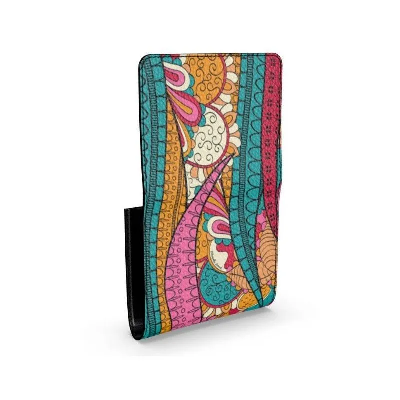 Taki Leather Fold Over Wallet