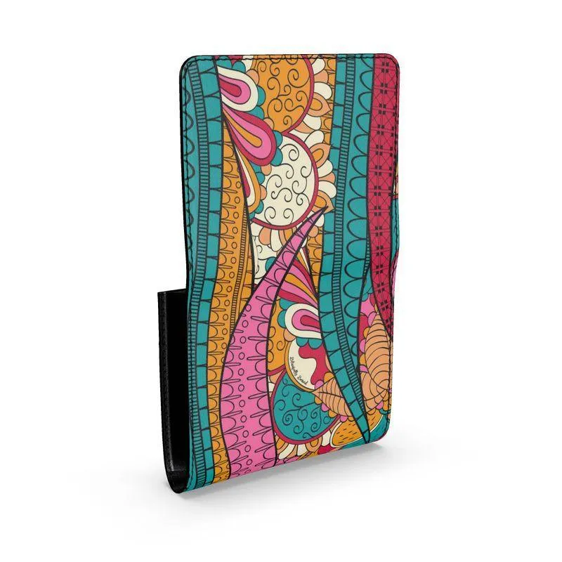 Taki Leather Fold Over Wallet