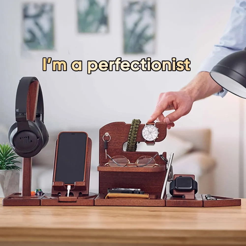 Teslyar Wooden Classic Phone Docking Station