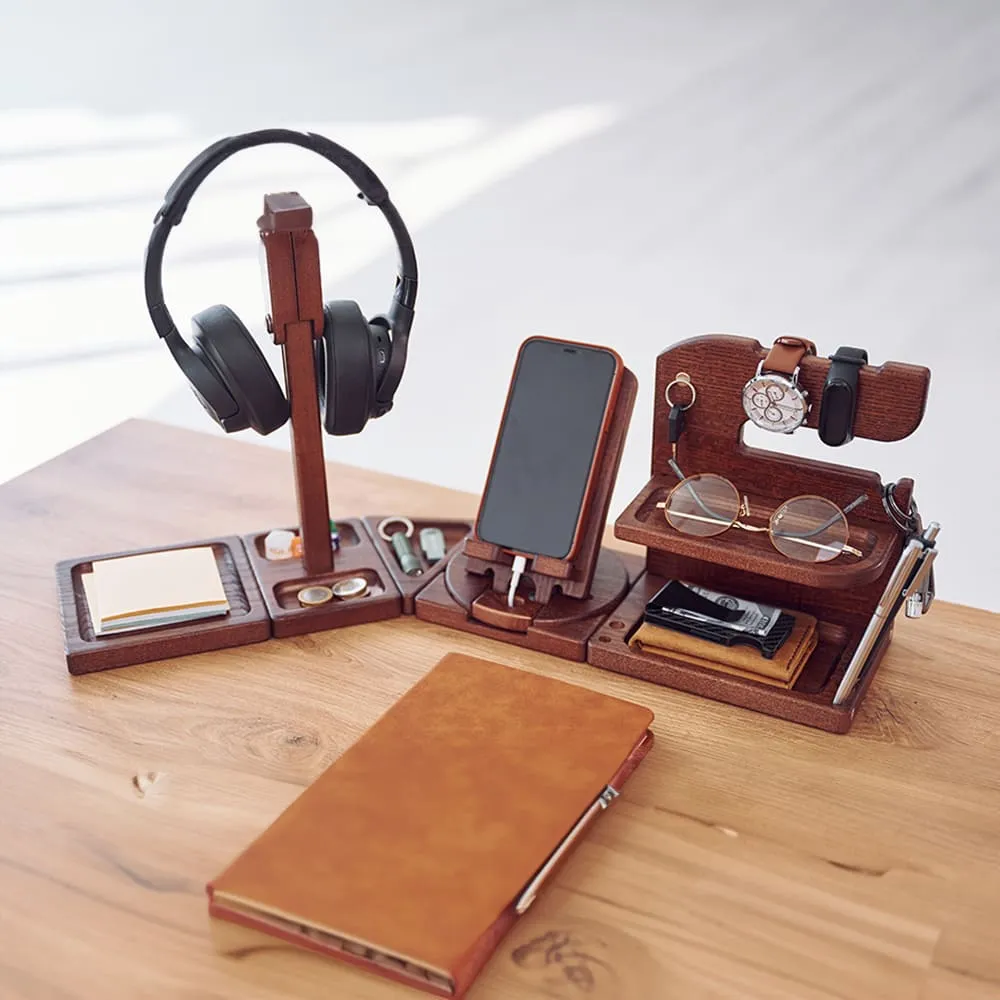 Teslyar Wooden Classic Phone Docking Station
