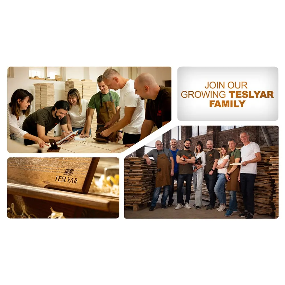 Teslyar Wooden Classic Phone Docking Station