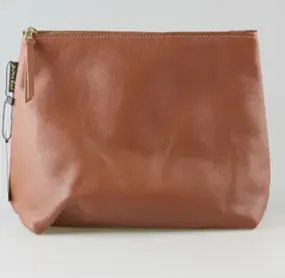 The Stewart Leather Makeup Clutch - 4 colors