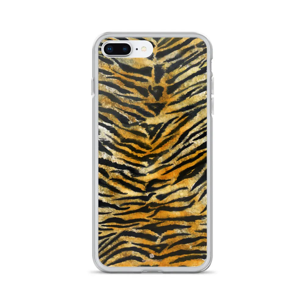 Tiger Stripe iPhone Case, Animal Print iPhone X | 8 | 8  | 7| 7  Phone Case- Printed in Europe/USA