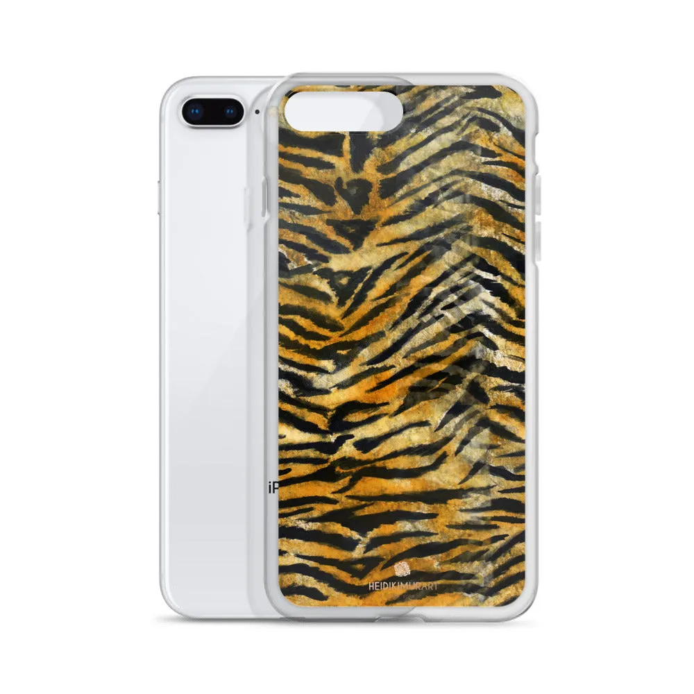 Tiger Stripe iPhone Case, iPhone X | XS | XR | XS Max | 8 | 8  | 7| 7  Phone Case-Printed in USA/EU