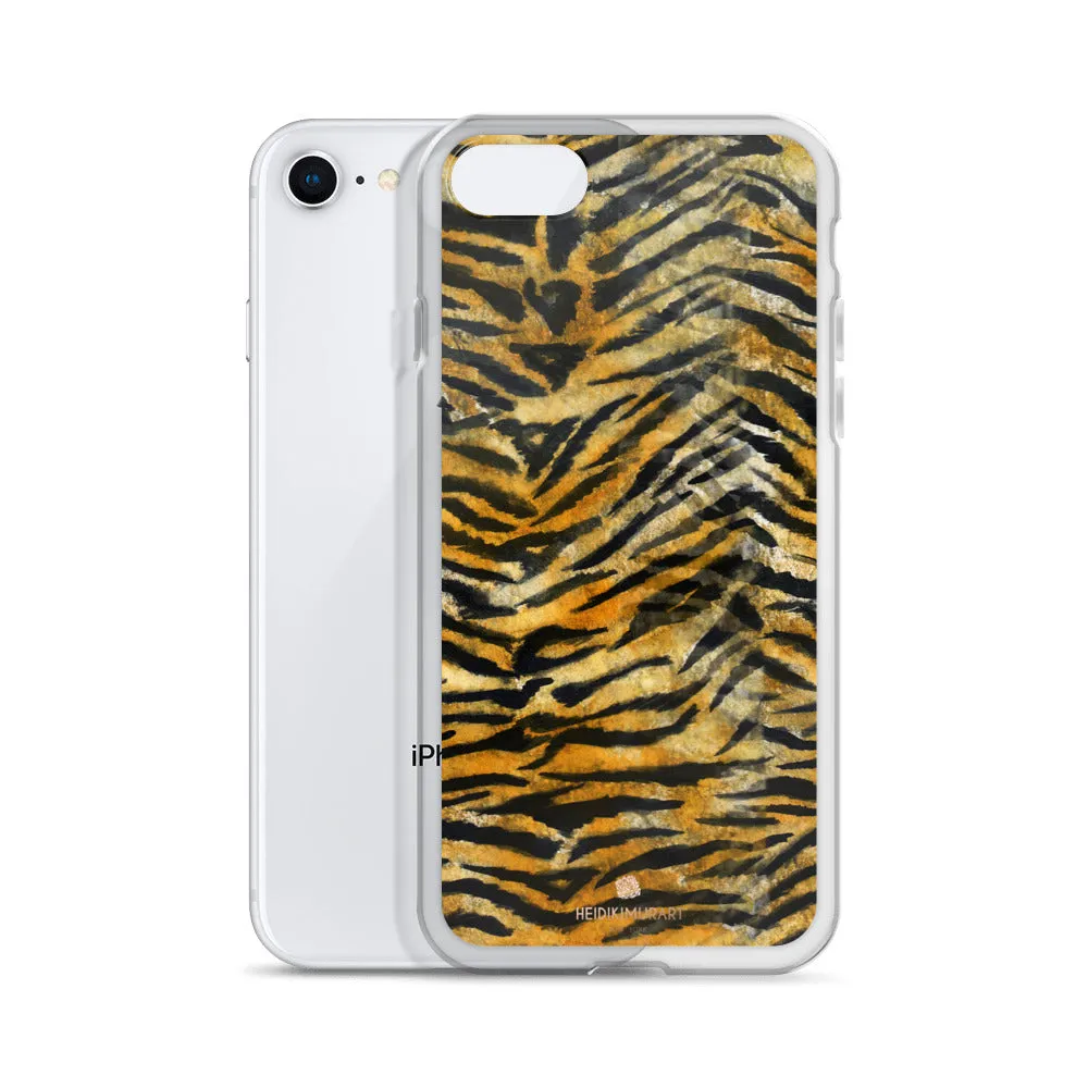 Tiger Stripe iPhone Case, iPhone X | XS | XR | XS Max | 8 | 8  | 7| 7  Phone Case-Printed in USA/EU
