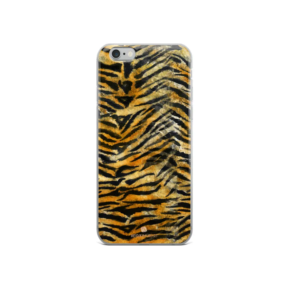 Tiger Stripe iPhone Case, iPhone X | XS | XR | XS Max | 8 | 8  | 7| 7  Phone Case-Printed in USA/EU