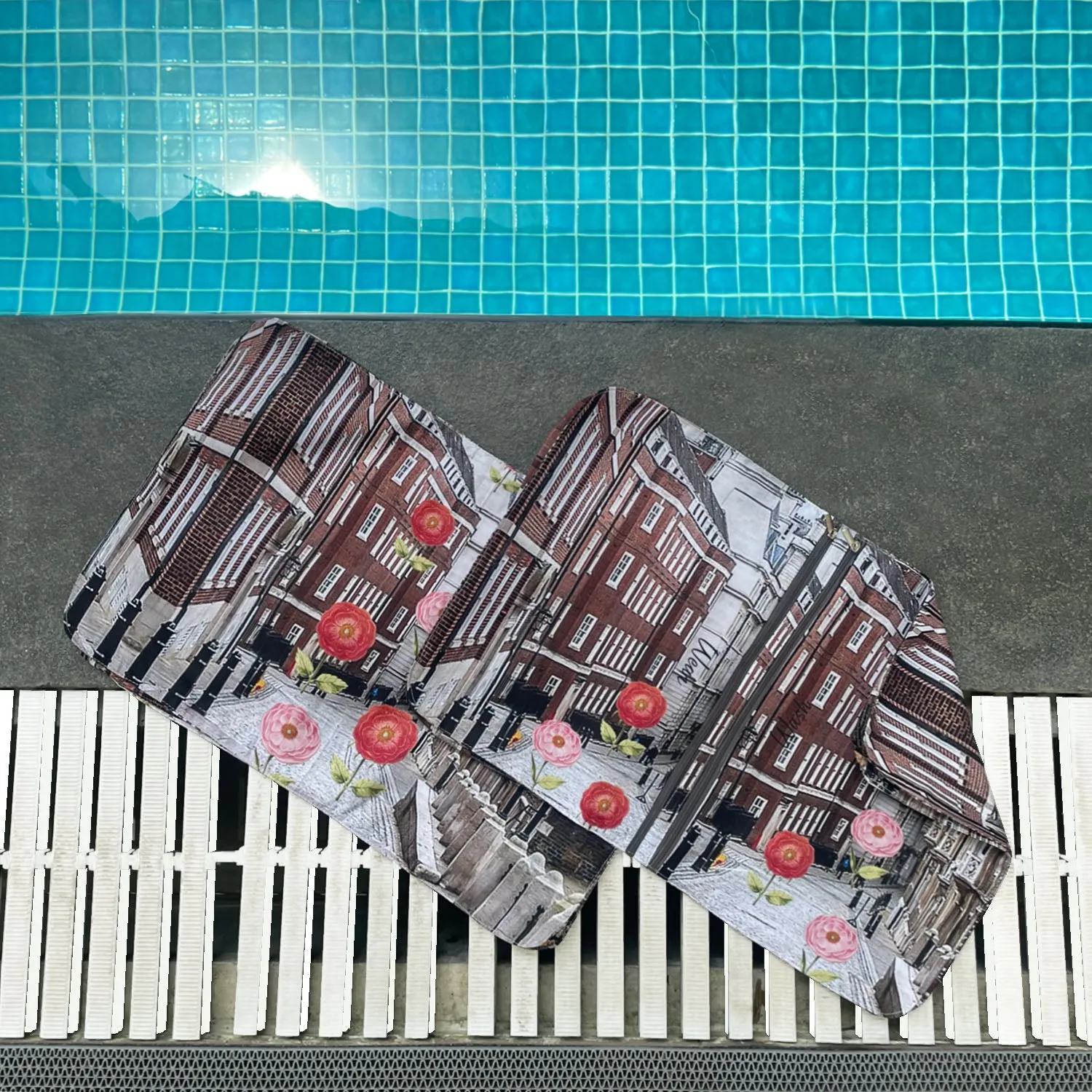 Urban Bloom Scape Lingerie Bag