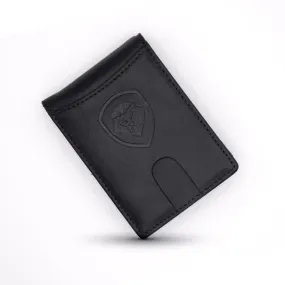 Valuetainment Black Premium leather fold Wallet