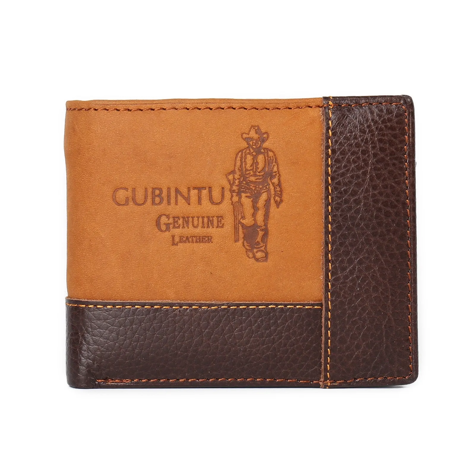 Vintage Men Leather Wallet/ Luxury Short Slim Wallet for Men