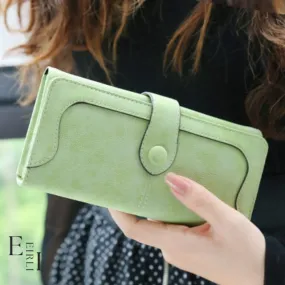 Wallet Women, Fabric Polyester, Green