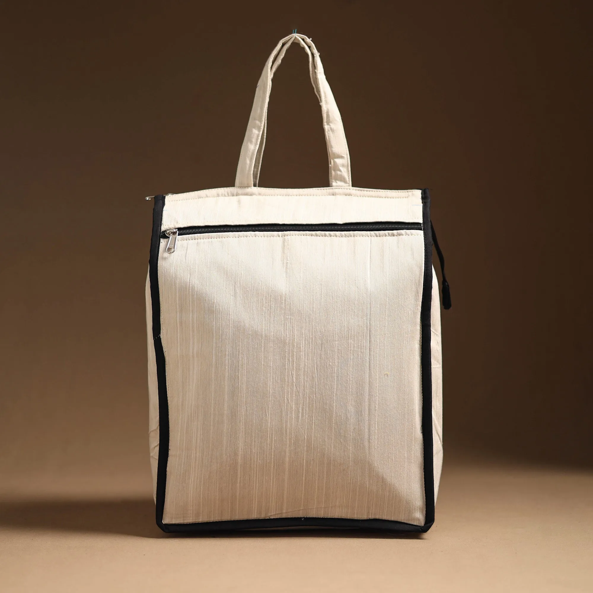 White - Handcrafted Cotton Shopping Bag 25