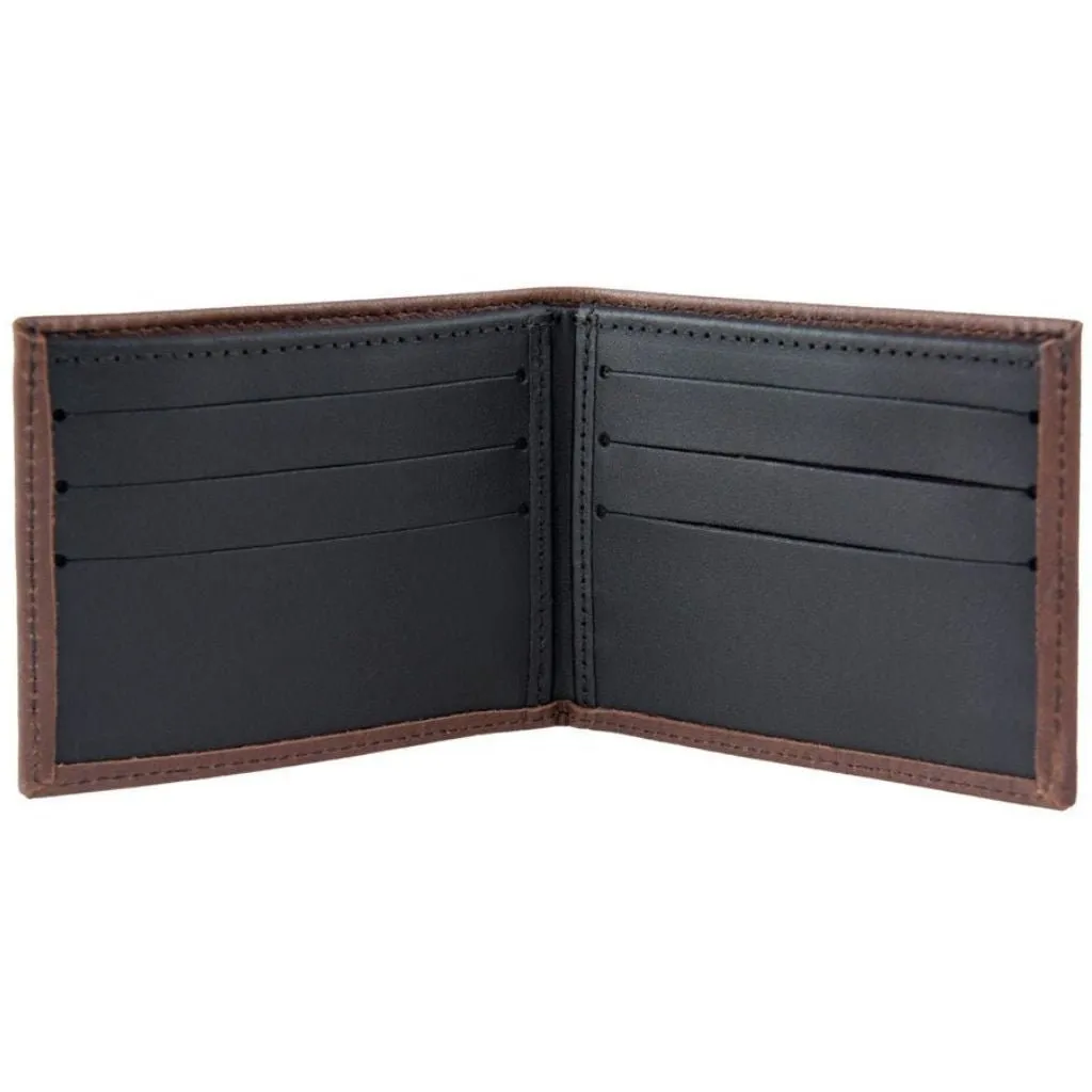 Wood Grain Bi-Fold Wallet